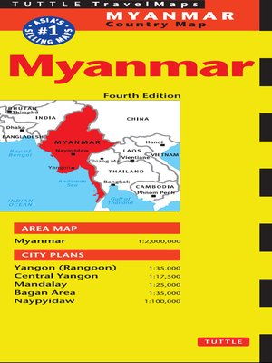 cover image of Myanmar Travel Map